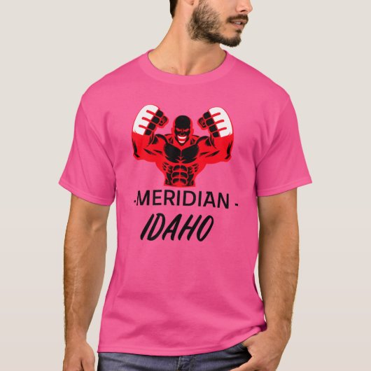 MERIDIAN IDAHO MMA FIGHTER Oversized T-shirt (Voorkant)
