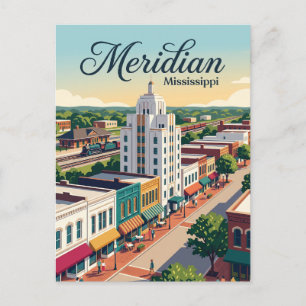 Meridian, Mississippi Briefkaart