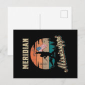 Meridian Mississippi Briefkaart (Voorkant / Achterkant)