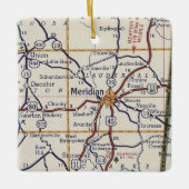 Meridian MS  Map Keramisch Ornament (Voorkant)