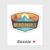 Meridianville, Alabama Sticker (Vel)