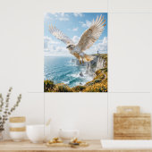 Meringue-rotsen Hawk Cliffs Poster (Keuken)