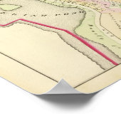 Merino Pond en Manton Pond Atlas Map Poster (Hoek)