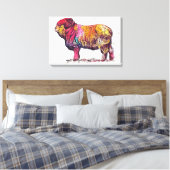 Merino Ram Canvas Afdruk (Insitu (Slaapkamer))