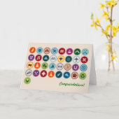 Merit Badges Kaart (Gele Bloem)