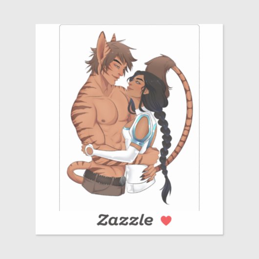 Merit en Kalini Swoon Sticker (Vel)