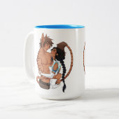 Merit en Kalini Swoon Tweekleurige Koffiemok (Voorkant links)