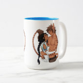 Merit en Kalini Swoon Tweekleurige Koffiemok (Voorkant rechts)