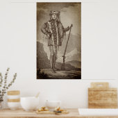Meriwether Lewis in Indian Dress (Shoshone) Poster (Keuken)