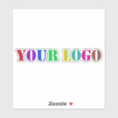 Merk Business Logo Promotionele Sticker Voorbeeld (Vel)