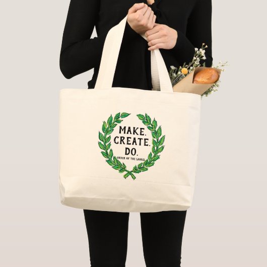 Merk - Creëer - Doe Grote Tote Bag (Voorkant (product))