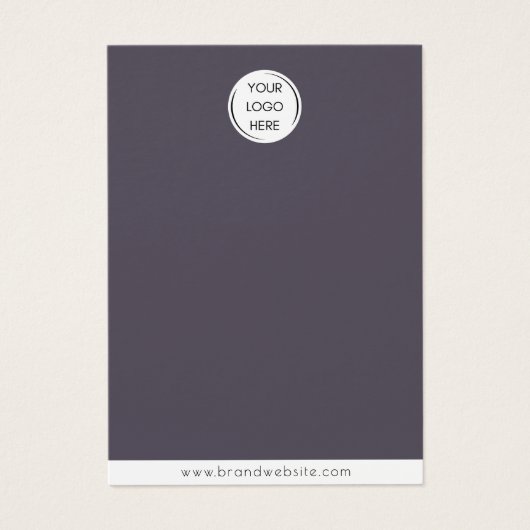 Merk Custom Logo oorbel Sieraden Display Kaart (Voorkant)