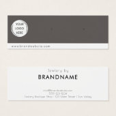 Merk Custom Logo oorbel Sieraden Display Kaart (Voorkant /achterkant)