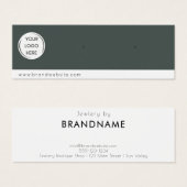 Merk Custom Logo oorbel Sieraden Display Kaart (Voorkant /achterkant)
