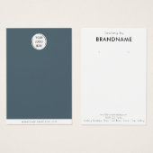 Merk Custom Logo oorbel Sieraden Display Kaart (Voorkant /achterkant)