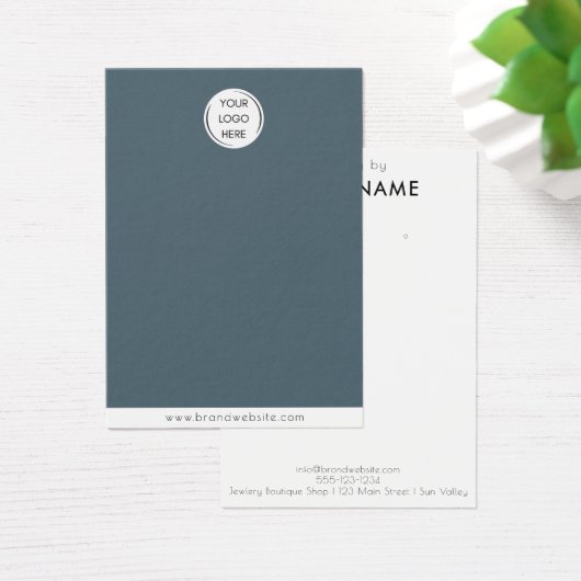 Merk Custom Logo oorbel Sieraden Display Kaart (Bureau)