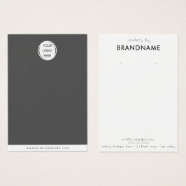 Merk Custom Logo oorbel Sieraden Display Kaart