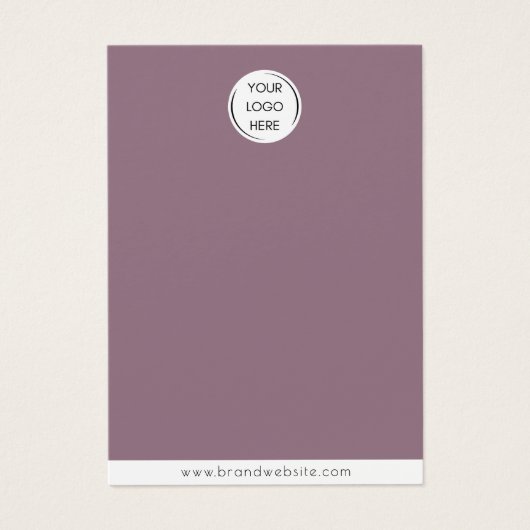 Merk Custom Logo oorbel Sieraden Display Kaart (Voorkant)