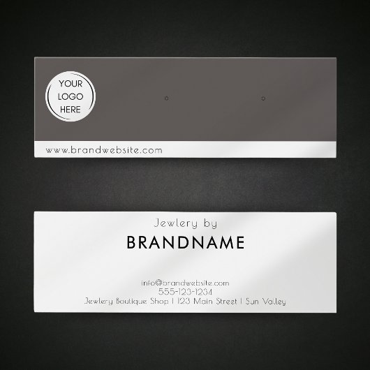 Merk Custom Logo oorbel Sieraden Display Kaart