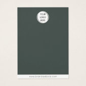 Merk Custom Logo oorbel Sieraden Display Kaart (Voorkant)