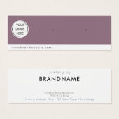 Merk Custom Logo oorbel Sieraden Display Kaart (Voorkant /achterkant)