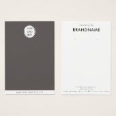 Merk Custom Logo oorbel Sieraden Display Kaart (Voorkant /achterkant)