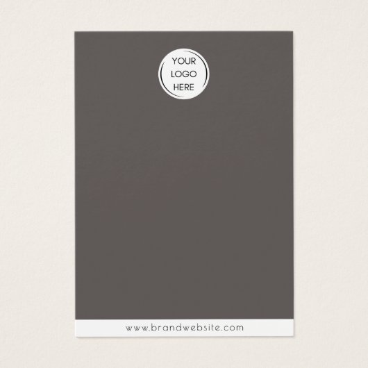 Merk Custom Logo oorbel Sieraden Display Kaart (Voorkant)