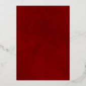 Merk en heldere volledige Lijst kalligrafie Folie Feestdagenkaart (Achterkant)