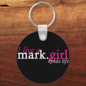 merk.girl een soort leven sleutelhanger (Voorkant)