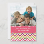 Merk & heldere dubbelzijdige feestelijke fotokaart feestdagenkaart (Achterkant)