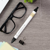 Merk kleur business logo naam telefoon mail websit zwarte inkt pen