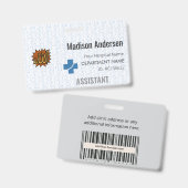 Merk. Kleur. Comfort — PVC badge voor campagnes! (Voor- en achterkant)