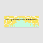 Merk Lemonade Naam Tag (Voorkant)