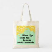Merk limonade Canvas tas (Achterkant)