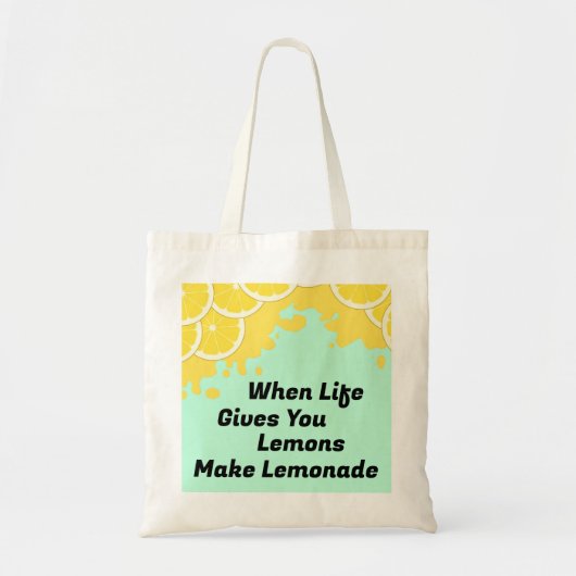 Merk limonade Canvas tas (Voorkant)