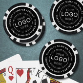 Merk Logo Business Company Event Modern Stijlvol Poker Chips