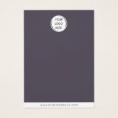 Merk Logo ketting Sieraden Display Kaart (Voorkant)