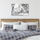 MERK, Maagdarmstelsel en mysterie Canvas Afdruk (Insitu (Slaapkamer))