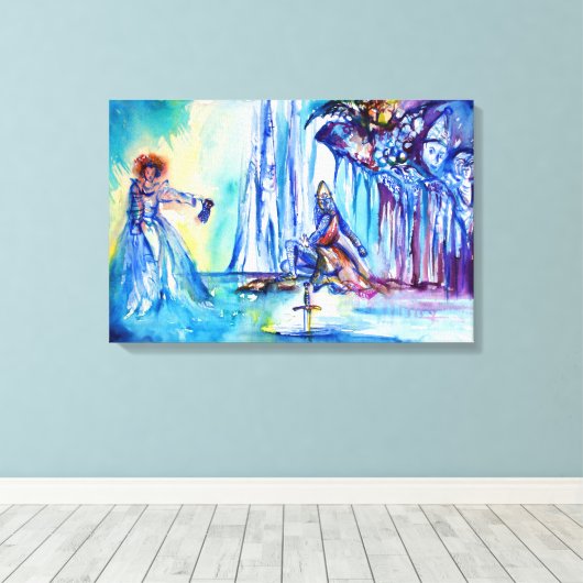 MERK, Maagdarmstelsel en mysterie Canvas Afdruk (Insitu (Houten vloer))