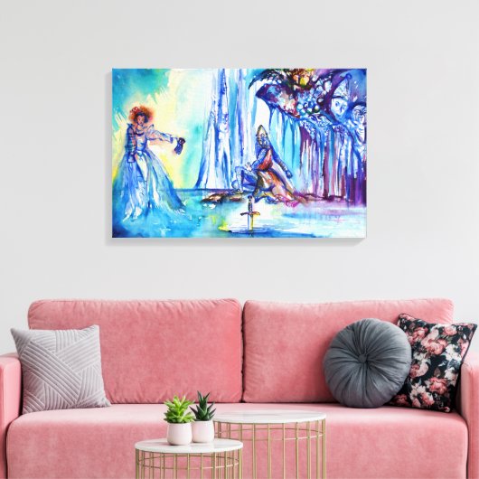 MERK, Maagdarmstelsel en mysterie Canvas Afdruk (Insitu (Woonkamer))