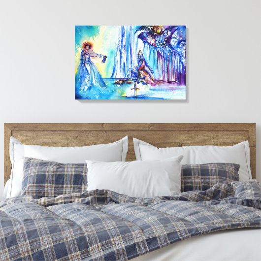 MERK, Maagdarmstelsel en mysterie Canvas Afdruk (Insitu (Slaapkamer))