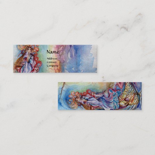 MERK, Maagdarmstelsel en mysterie Mini Visitekaartje (Voorkant / Achterkant)