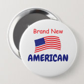 Merk New American Ronde Button 4,0 Cm (Voorkant /achterkant)