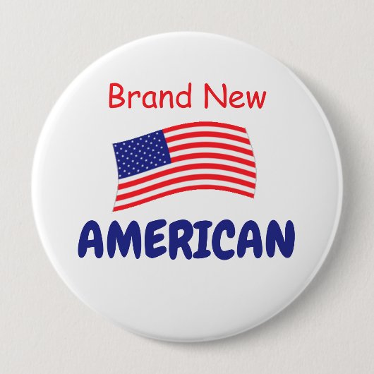 Merk New American Ronde Button 4,0 Cm (Voorkant)