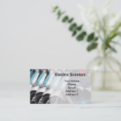 Merk New Environment Friendly Electric Scooters Visitekaartje (Staand voorkant)