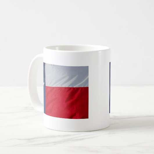 Merk New Texas Flag Koffiemok (Voorkant links)