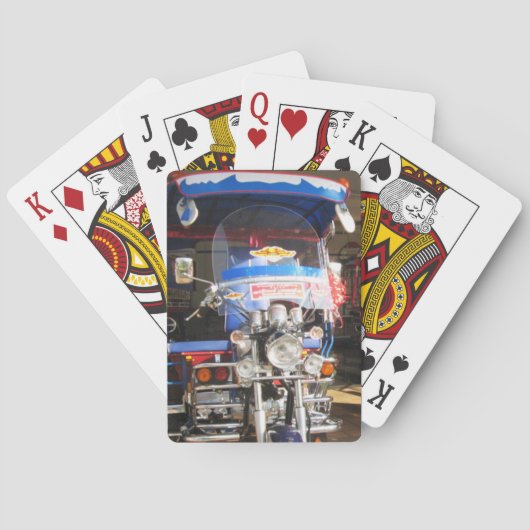 Merk New Tuk Tuk ... Udon Thani, Isaan, Thailand Pokerkaarten (Achterkant)