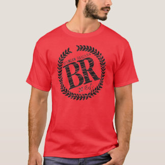 Merk Nieuw "BR"-Logo (rood) T-shirt