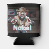 Merk op! Badaz Beard 3D Blikjeskoeler (Voorkant)