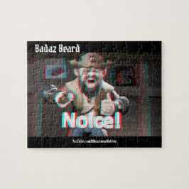 Merk op! Badaz Beard 3D Legpuzzel
